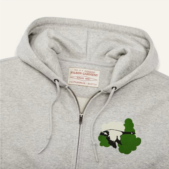 New Filson Prospector Graphic Full Zip Hoodie - Picture 3 of 4